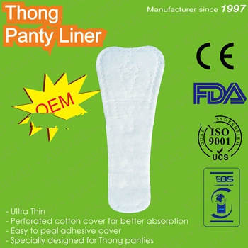CE,FDA Certified Thong Panty Liner manufacturer