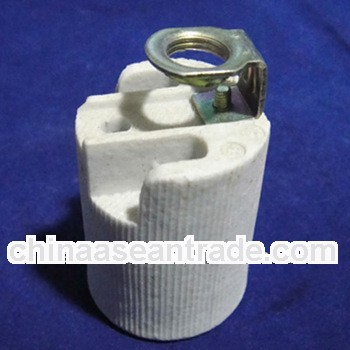 CE approved Edison screw porcelain lampholder E14