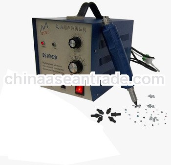 CE approved ultrasonic hot fix applicator, hot fix machine