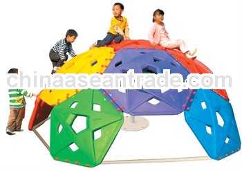 CE new fashion plastic climbing frames for children