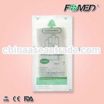 CE powder free glove surgical for hospital