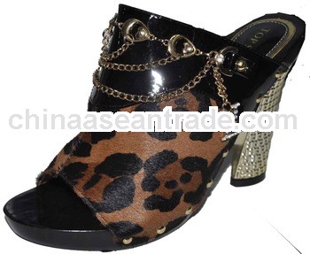 CH6166-2 Italy Lady high heel dress sheos ,Rhinestone shoes
