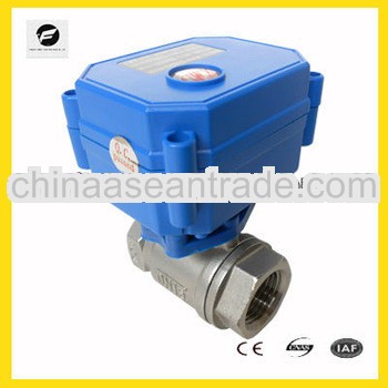 CWX-15 BSP Mini Motorized 2-Way Valve for Watermeter/IC Card Meters