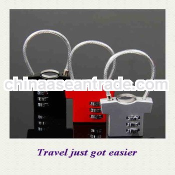 Cable padlock,Combination lock,Travel lock