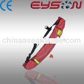 Camouflage waist and neck inflatable life jacket