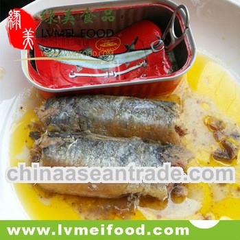 Canned Sardines in oil/ in toamto sauce