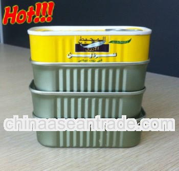 Canned fish manufacture Canned food canned sardine in vegetable oil