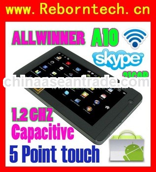 Capacitive Tablet PC Allwinner A10 Boxchip Android 4.0