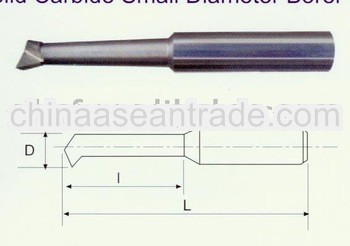 Carbide solid small aperture boring cutter