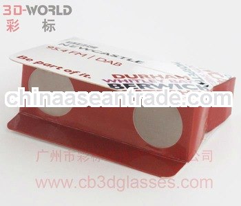 Cardboard folding binoculars