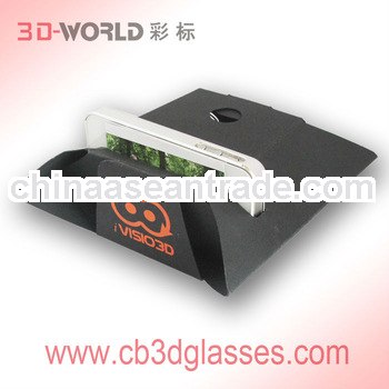 Cardboard folding cardboard stereo viewers for iphone videos
