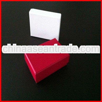 Cardboard red gift box whole set for packing