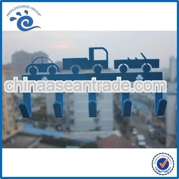 Cartoon Color PP Decorative Bath Coat Hanger Shelf