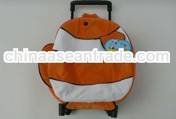 Cartoon Kids School Trolley Backpack