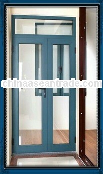 Casement double glass doors tempered glass door double pane sliding glass doors