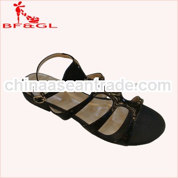 Casual No Heel Fish Bond Shape latest women flat sandals
