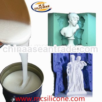 Cement sculpture molding silicone rubber