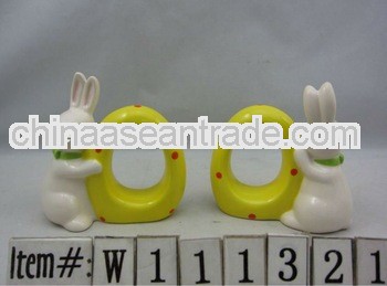 Ceramic Napkin Ring for Easter Decoration