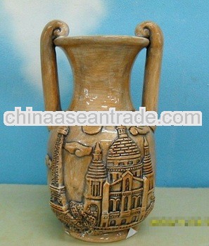 Ceramic Paris souvenir vase