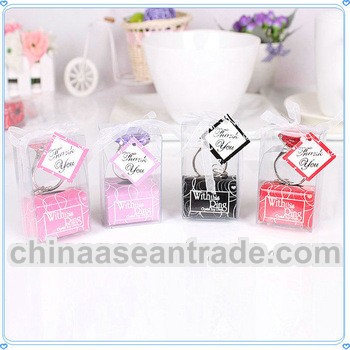 Cheap Wedding Favor Diamond Keychain For Guests Gifts