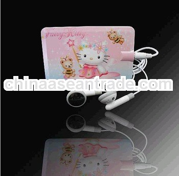 Cheapest Promotion Credit Card MP3 Player With Logo Printing Free