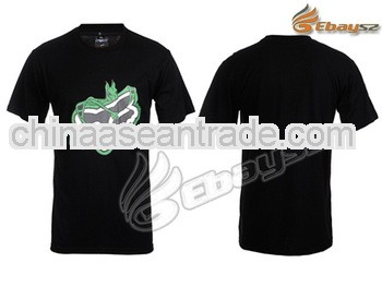 Checked emboridered dark t-shirt sublimation paper