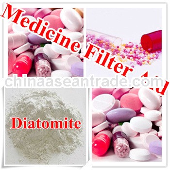 Chemical Additive-diatomite pharmaceutical filter aid