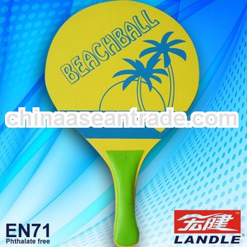 Chesses manual beach racket with game lauan wood beach paddle