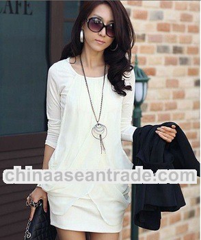 Chiffon material fashion women's brand dresses