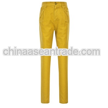 manufacturer woman custom pants 100%cotton latex pants woman