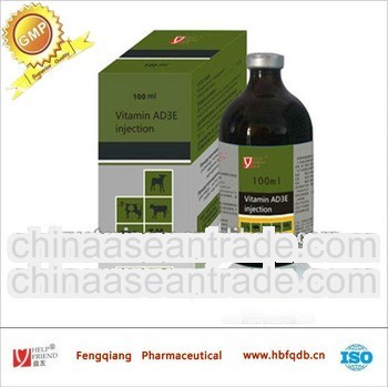  multivitamin AD3E injection solution for poultry horse cattle