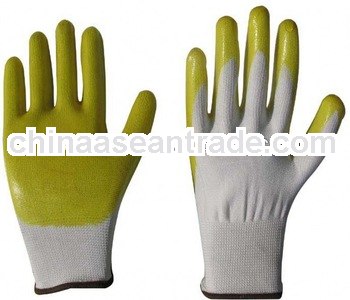 Chinese latex coated gloves