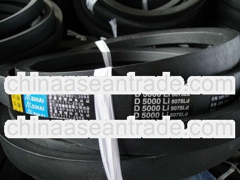 Classical wrapped chevron fabric belt