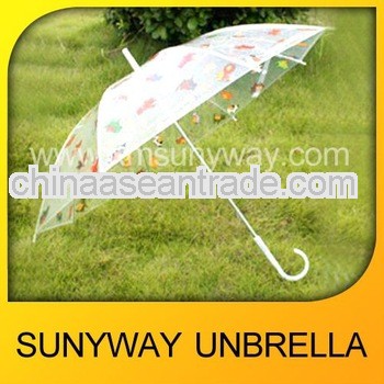 Clean transparent pvc umbrella