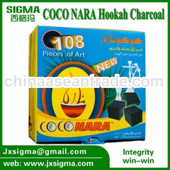 Coco Nara Natural Hookah Coals (108 FLAT Pieces)