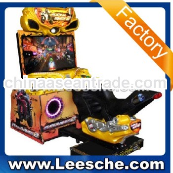 Coin operated moto cycle Simulator racing game SUPER BIKE 2 racing simulator video game machine LSRA