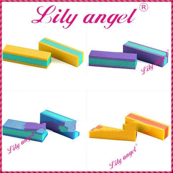 Coloful Nail Polish Buffers for Nail Salon