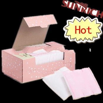 Color Facial Pads for Cosmetic Use