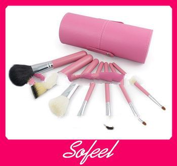 Colorful beauty need 7pcs wholesale cosmetic brushes