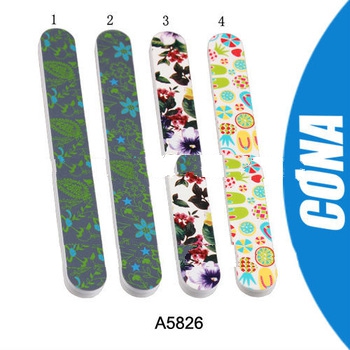 Colorful professional eva sponge nail file