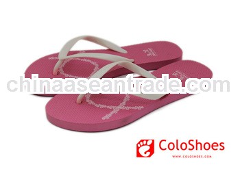 Colorful summer slippers women