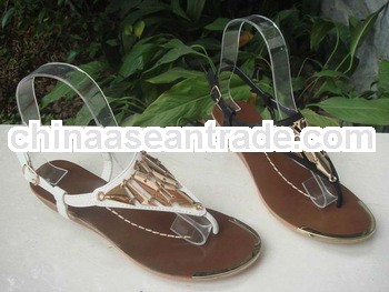 Comfortable new designs flat sandals