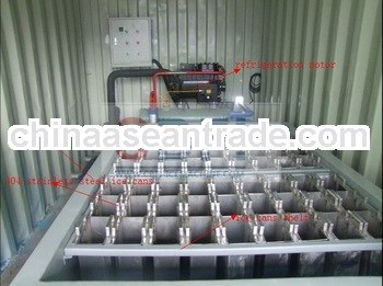 Commercial 5 tons/day containerized block ice machine for Africa