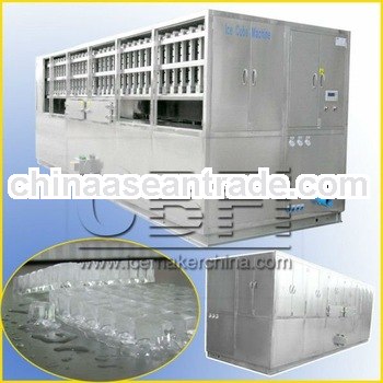 Commercial square cube ice machine for cooling drinks