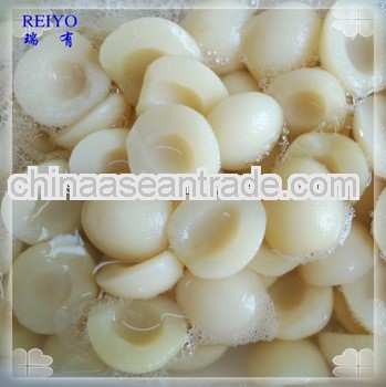 Competitive canned white peach halves Health ISO preserved exporter 2013 580g prompt delievry cheap 