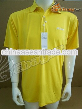 Contemporary innovative men plain v-neck golf t-shirt