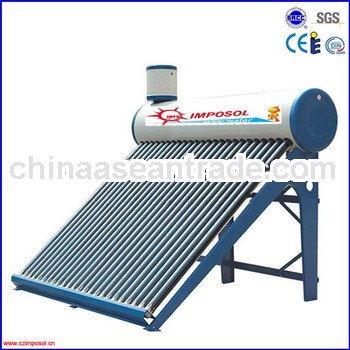 Copper Coil Glass Tube Solar Hot Water System