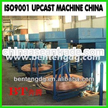 Copper rod up continuous casting machine