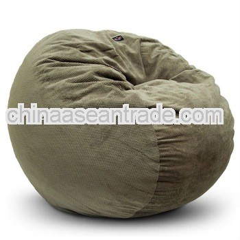 Corduroy soft beanbag sitting chair