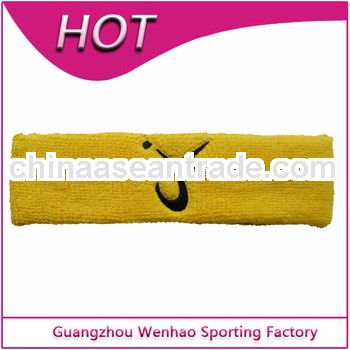 Cotton Towelling stretch headbands sports